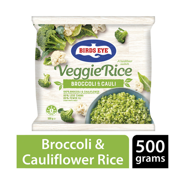 Calories in Birds Eye Frozen Broccoli & Cauliflower Rice