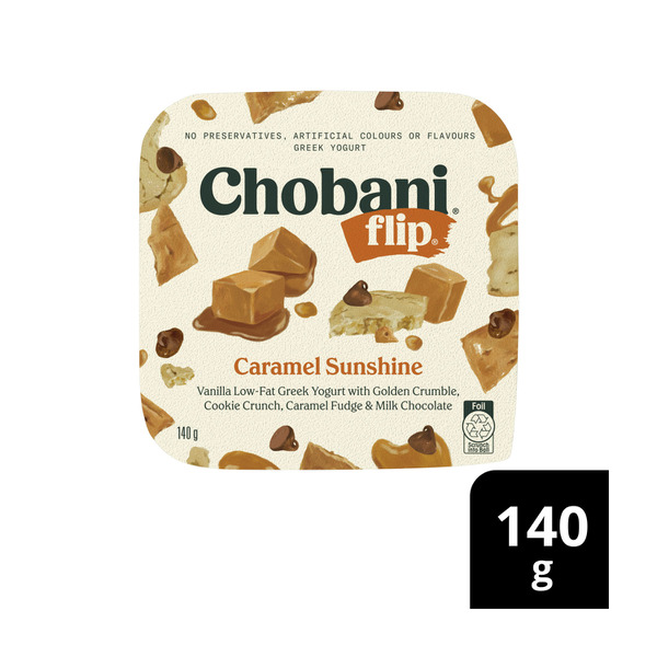 Chobani Caramel Sunshine Flip Yoghurt