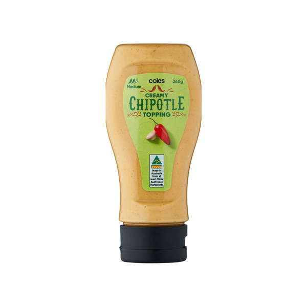 Coles Mexican Mayo Creamy Chipotle Topping | 240g
