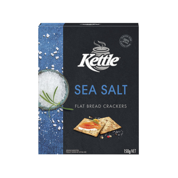 Kettle Sea Salt Flat Bread Crackers