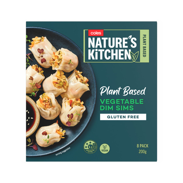Calories in Nature's Kitchen Nature's Kitchen Vegetable Dim Sims