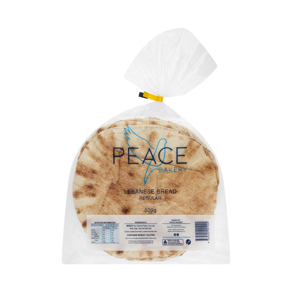 Peace Bakery Lebanese Bread White 6 pack | 500g