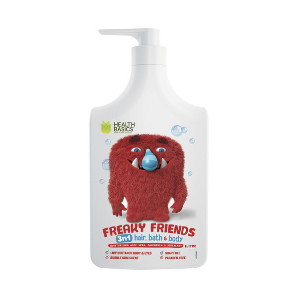 Health Basics Freaky Friends Body Wash