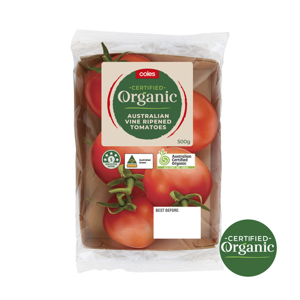 Buy Organic Truss Tomatoes 500g | Coles