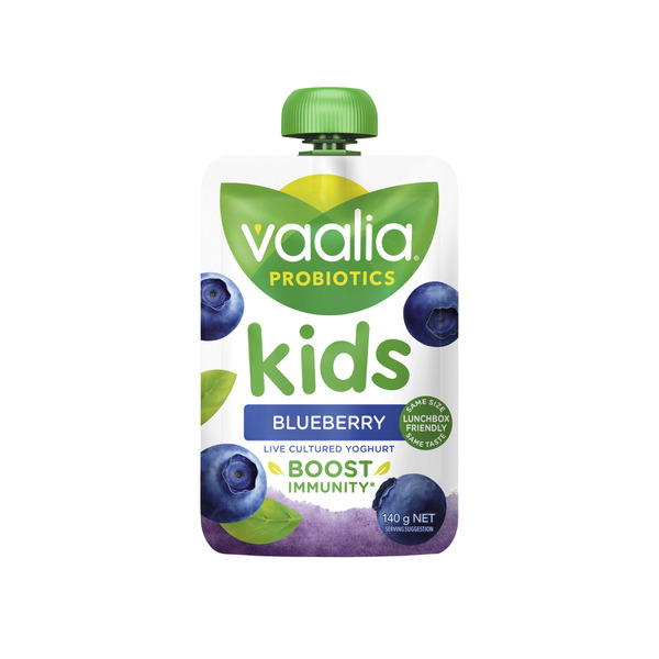 Vaalia Kids Pouch Yoghurt Blueberry | 140g