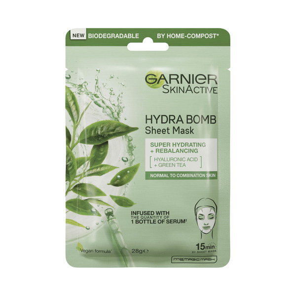 Garnier Hydrabomb Tissue Mask Green Tea