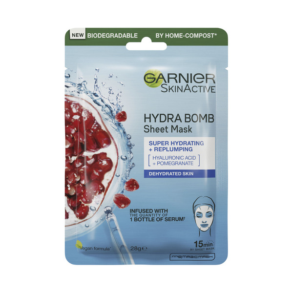 Garnier Hydrabomb Tissue Mask Pomegranate