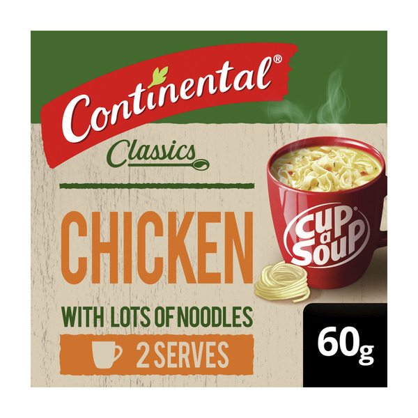 Continental Cup A Soup Chicken With Lots of Noodles Serves 2