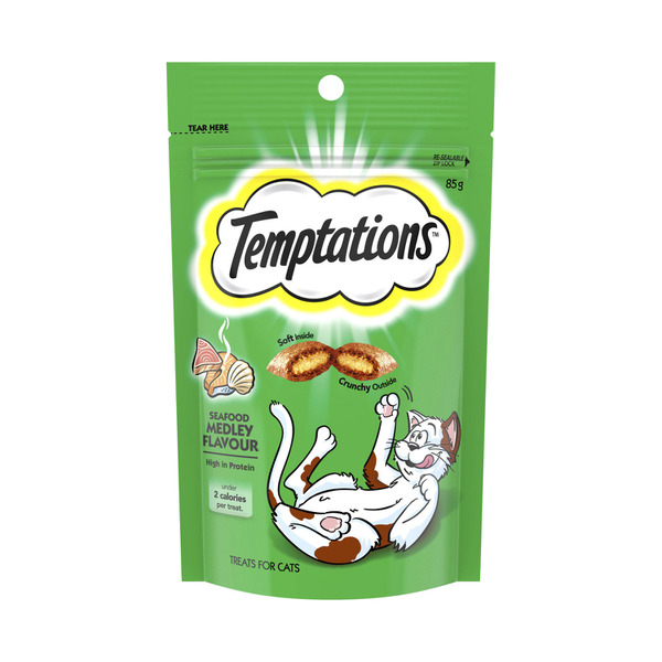 Temptations Seafood Medley Flavour Cat Treats | 85g