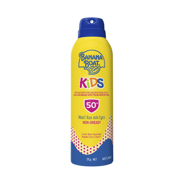 Banana Boat SPF 50+ Simply Protect Sunscreen Kids Lotion Spray