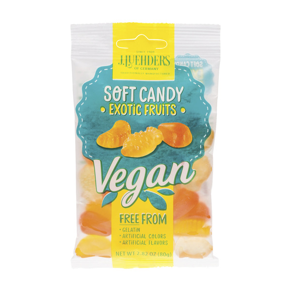 Buy J.luehders Soft Vegan Candy Exotic Fruits 80g | Coles