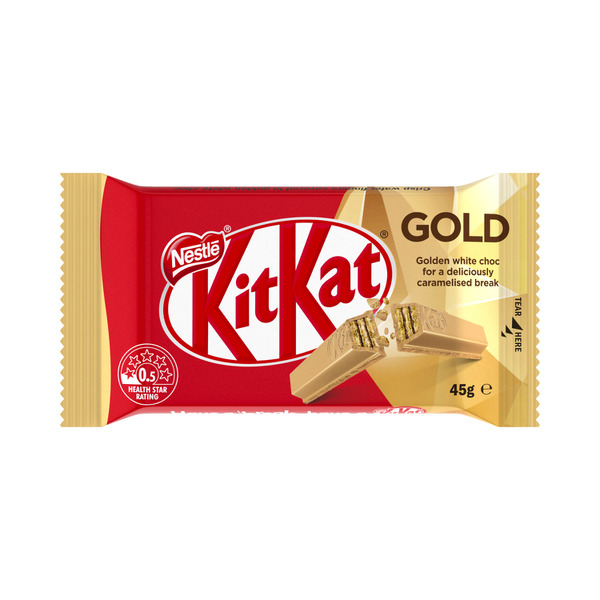 Nestle KitKat Gold Caramelised White Chocolate Bar