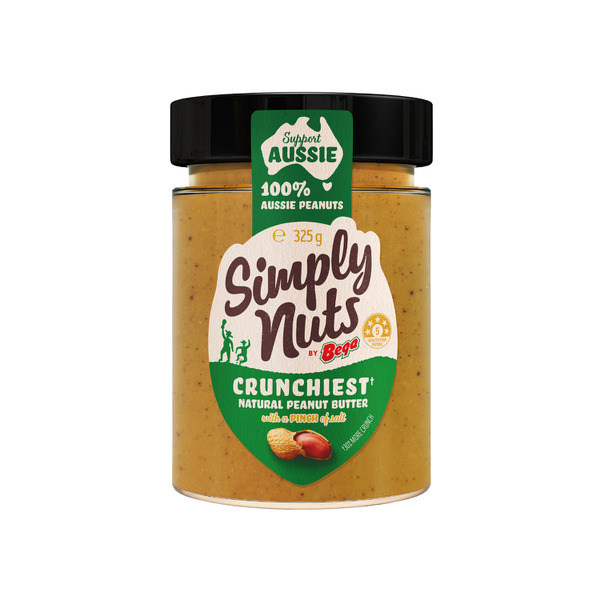 Calories In Bega Simply Nuts Crunchiest Peanut Butter Calcount 5999