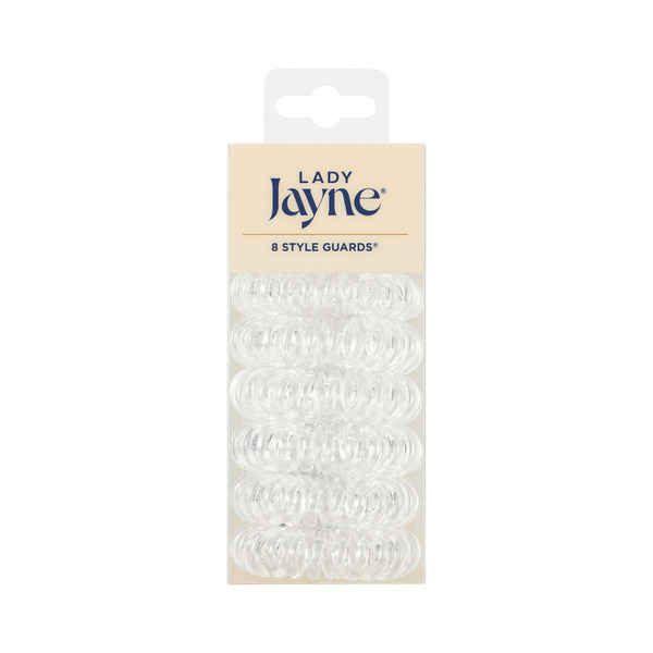 Lady Jayne Style Guards Kink-Free Spirals Clear Elastic