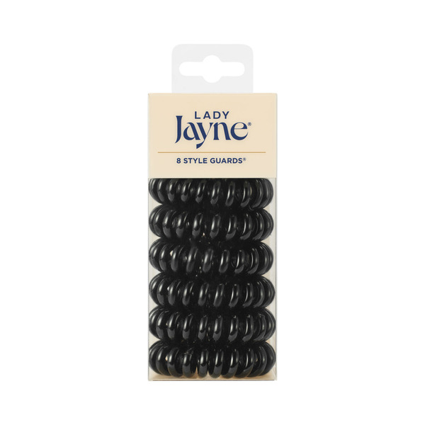 Lady Jayne Style Guards Kink- Free Spirals Black Elastic