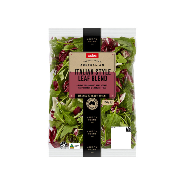 Calories in Coles Chef Blend Italian Style Leaf Blend