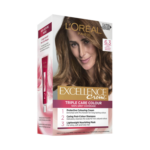 L'Oreal Paris Excellence 6.30 Light Golden Brown Hair Colour