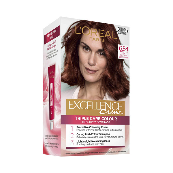L'Oreal Paris Excellence 6.54 Light Mahogany Copper Brown Hair Colour