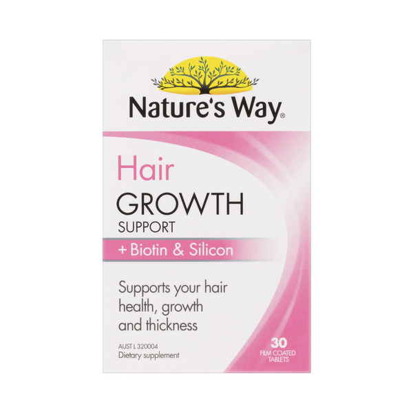 Nature's Way Hair Growth Support + Biotin & Silicon