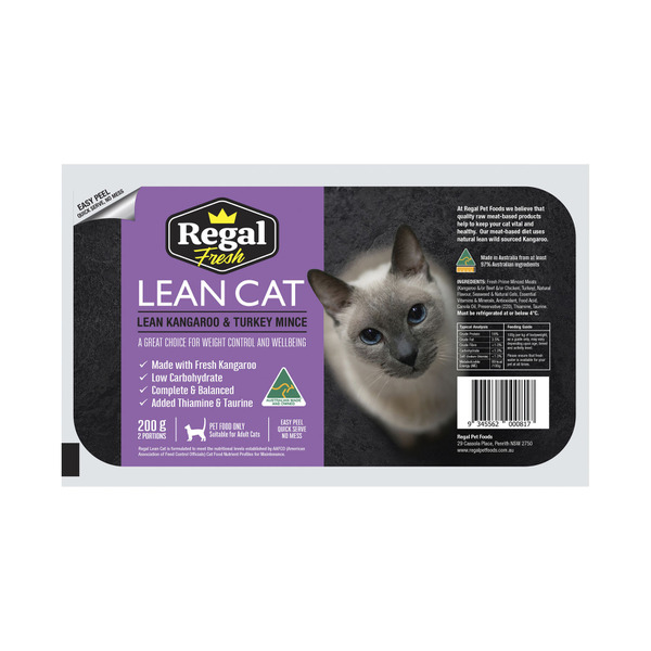 Buy Regal Lean Cat Food With Turkey 2x100g 2 pack Coles