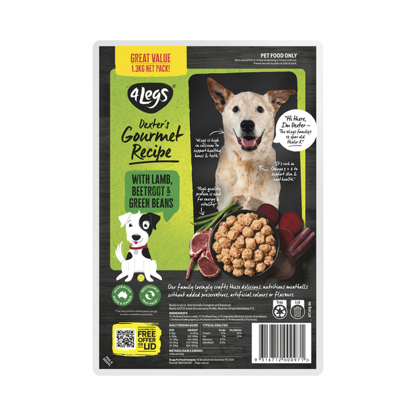 4legs natural shop dog food