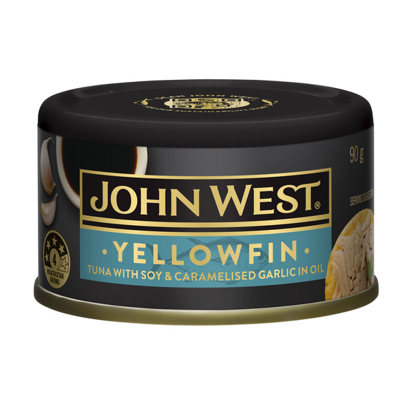 John West Soy & Caramelised Garlic In Oil Deli Tuna