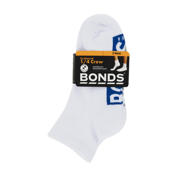 Bonds Kids Logo Quarter Crew RYB33G Size 2