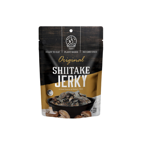 DJ&A Back To Basics Original Shiitake Jerky 60g