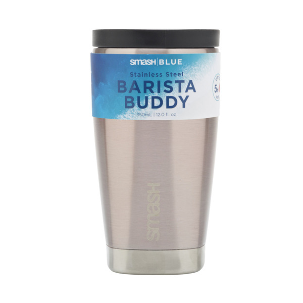 Smash Blue Stainless Steel Barista Buddy 350mL