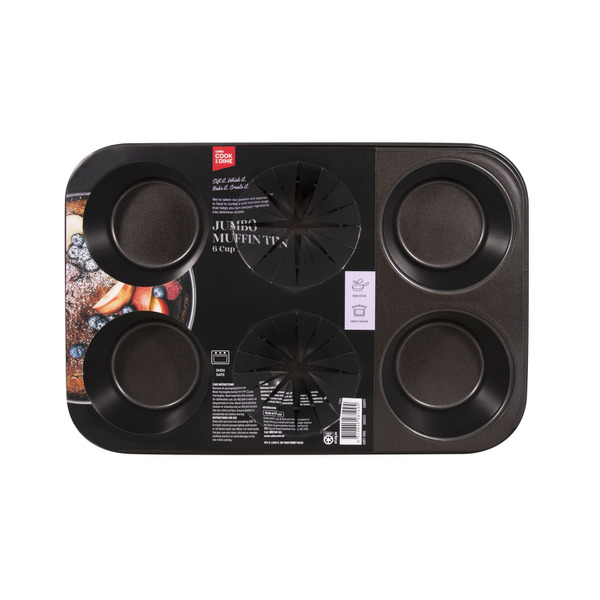 Daily Bake Silicone Jumbo Muffin Pan 6 Cup Red - Bunnings Australia