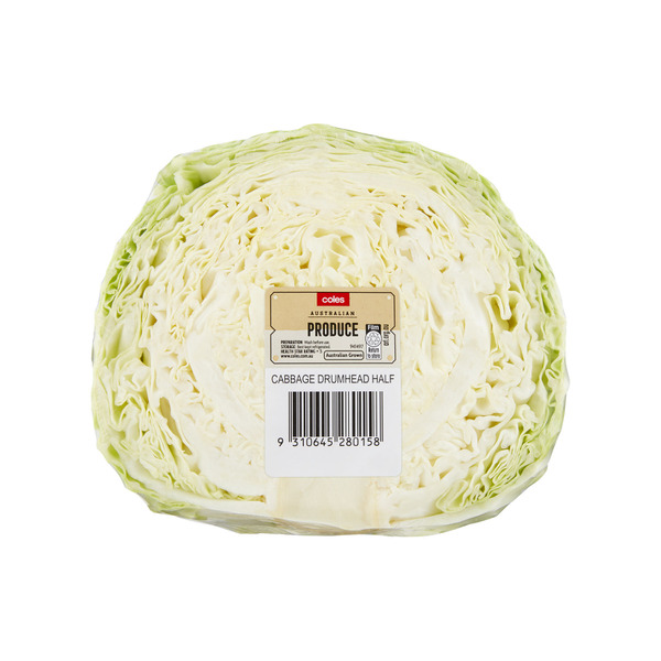 Coles Half Drumhead Cabbage | 1 each