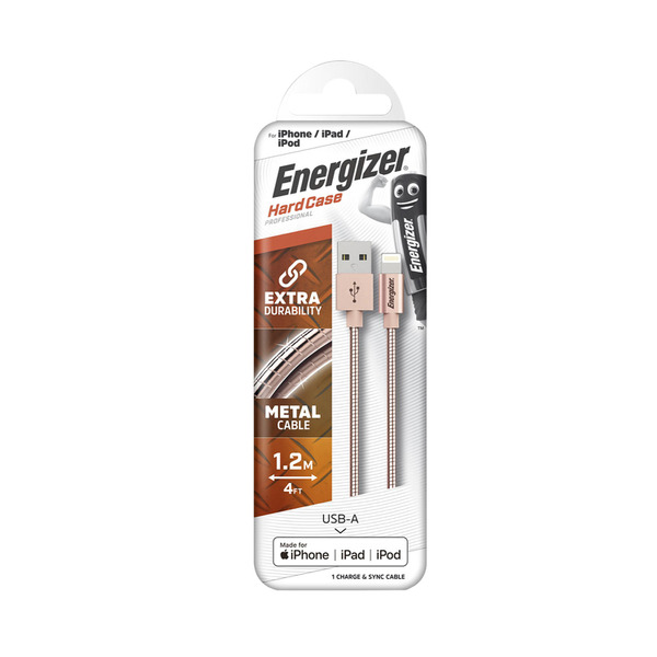 Energizer iPhone Cable Steel 1.2M