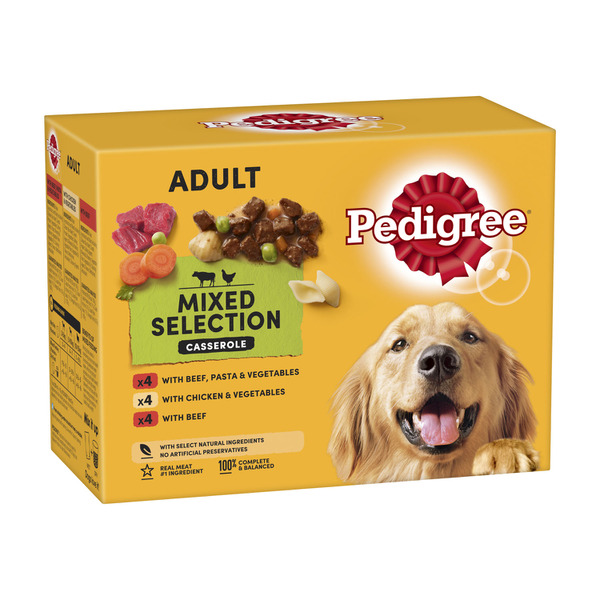 Pedigree pouch best sale dog food