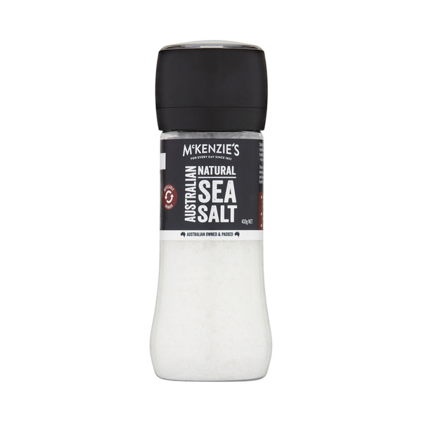 McKenzie's Australian Natural Sea Salt Grinder 115g