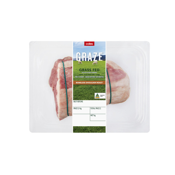 Buy Coles Graze Lamb Shoulder Roast Boneless Approx 530g Coles 0542