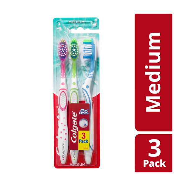 Colgate Max White Medium Manual Toothbrush