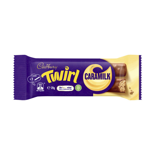 Cadbury Twirl Caramilk Chocolate Bar