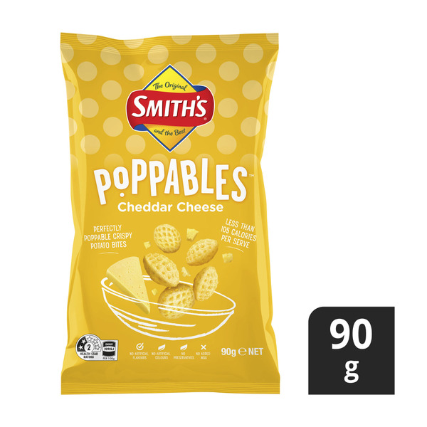 Smith's Poppables Cheddar Cheese | 90g