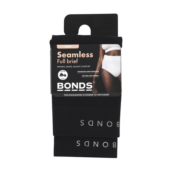 Bonds 2 Pairs X Womens Seamless Full Brief Underwear Beige 12