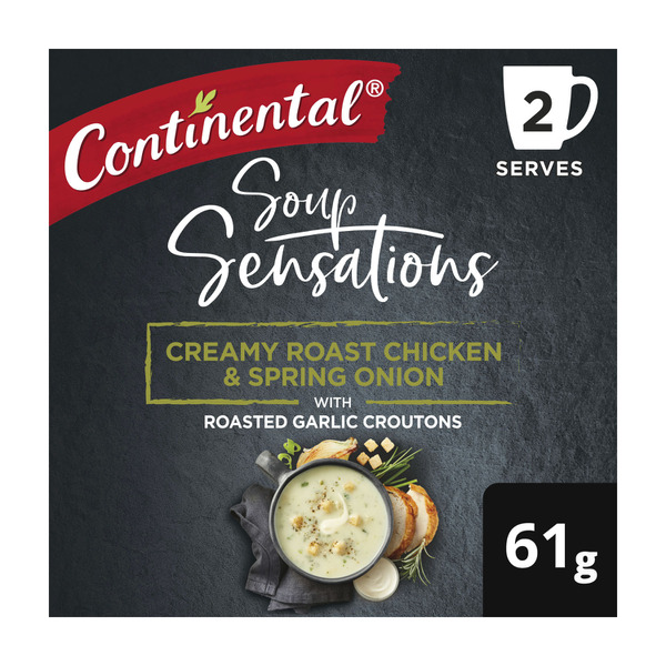 Continental Sensation Creamy Roast Chicken Spring Onion Soup Serves 2