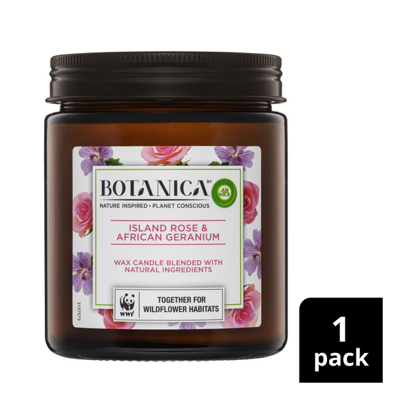 Botanica Island Rose & African Geranium Candle