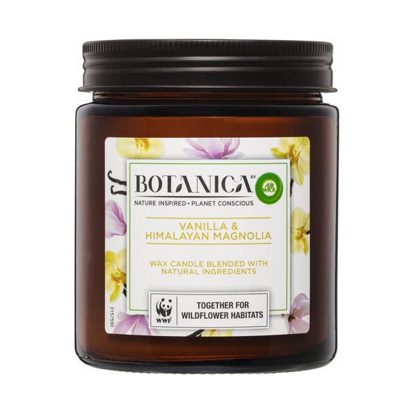 Botanica Vanilla & Himalayan Magnolia Candle 1 each