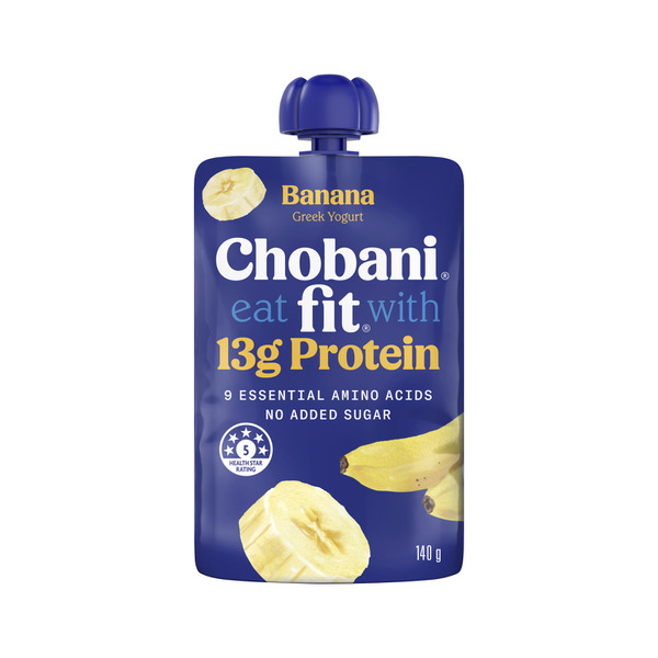 Chobani Fit High Protein Yogurt Pouch Banana