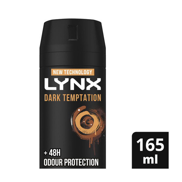 Lynx Aerosol Dark Temptation Deodorant 165mL