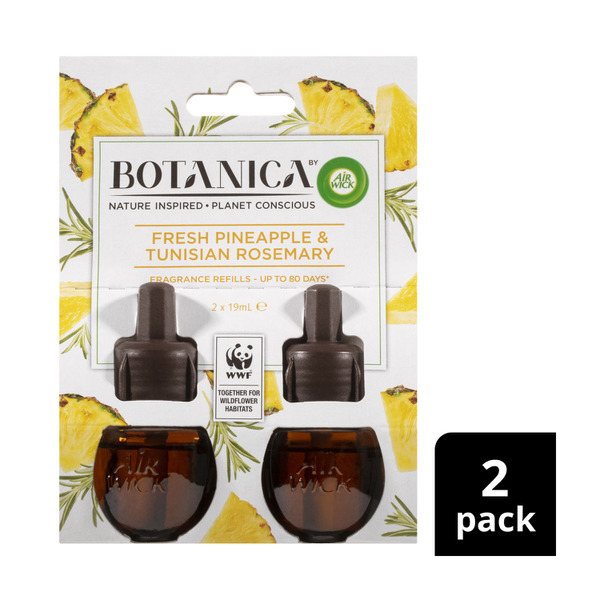 Botanica By Air Wick Fragrance Refills Fresh Pineapple & Tunisian Rosemary 2x19mL