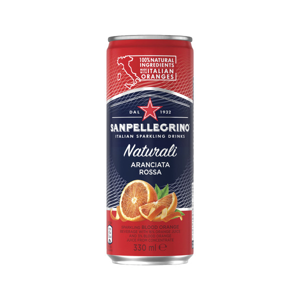 Sanpellegrino Aranciata Rossa Drink Cans 4 pack