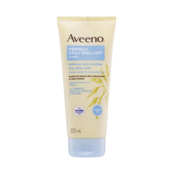 Aveeno Dermexa Daily Emollient Fragrance Free Body Cream Soothe Moisturise Dry Itchy Eczema Prone Sensitive Skin