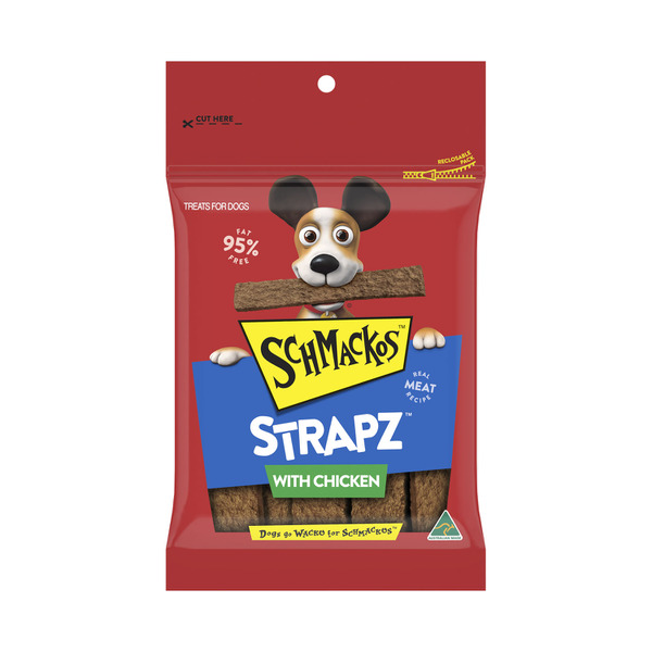 Schmackos Strapz With Chicken Dog Treats