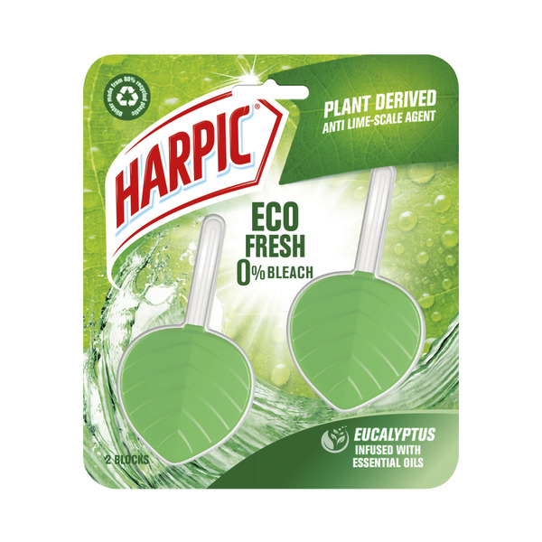 Harpic Eco Fresh In Bowl Cleaner Eucalyptus 2 Pack