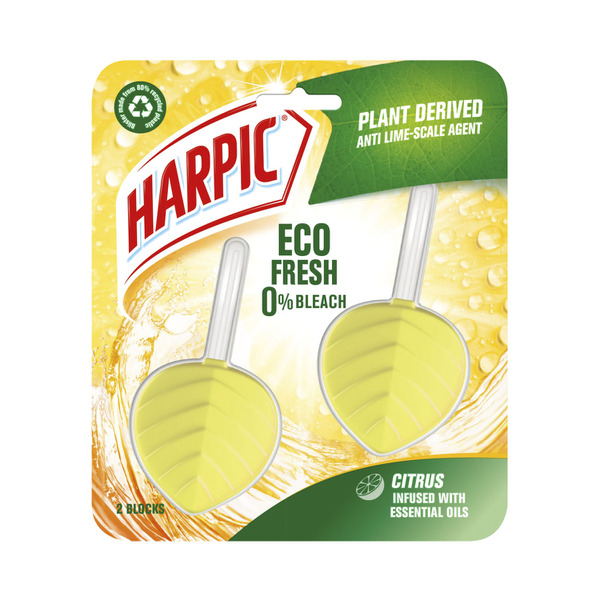 Harpic Eco Fresh In Bowl Cleaner Citrus 2 Pack